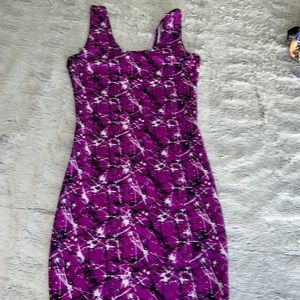 Purple Women's Mini Dress